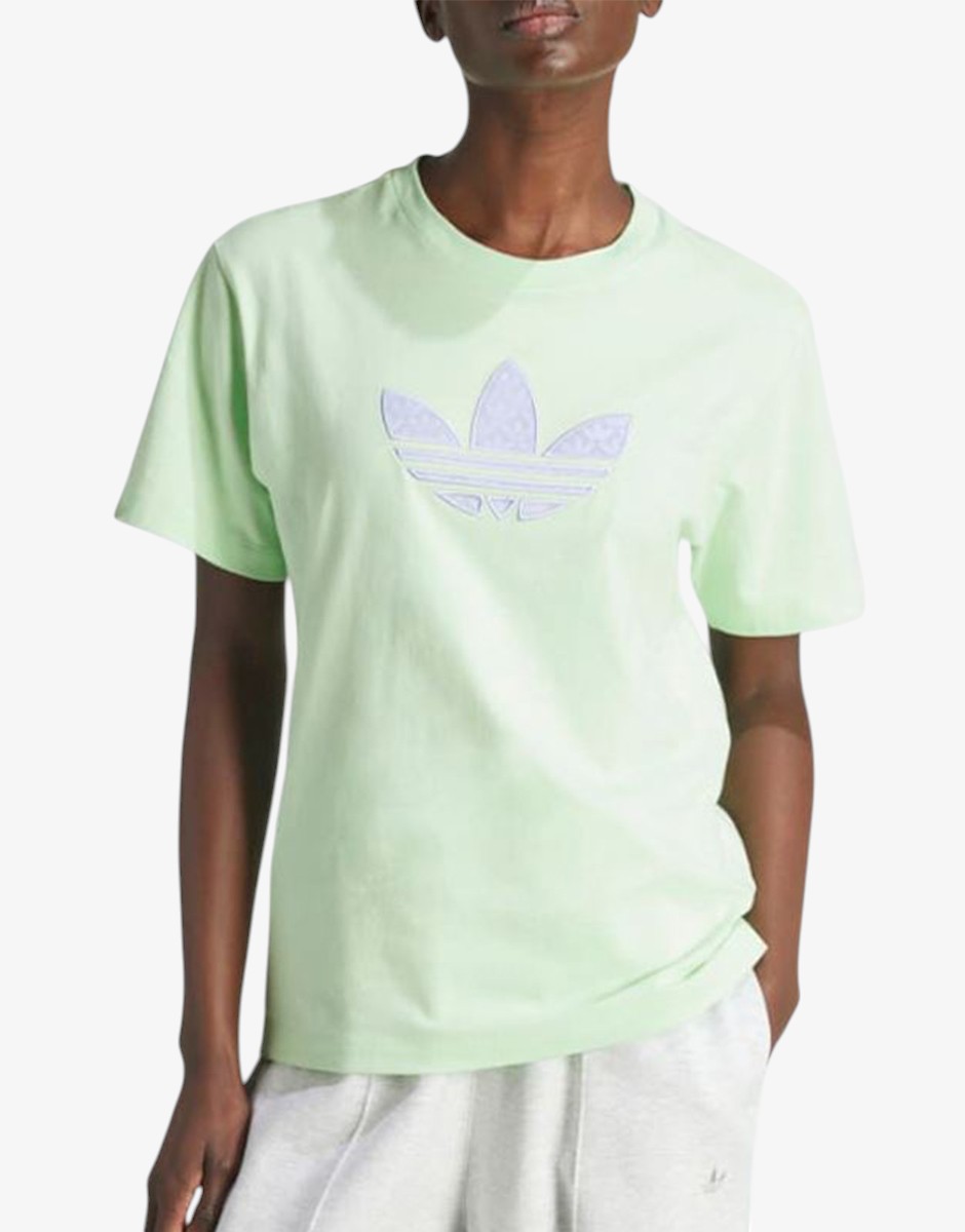 ADIDAS Originals Monogram Trefoil Women's Tee Green