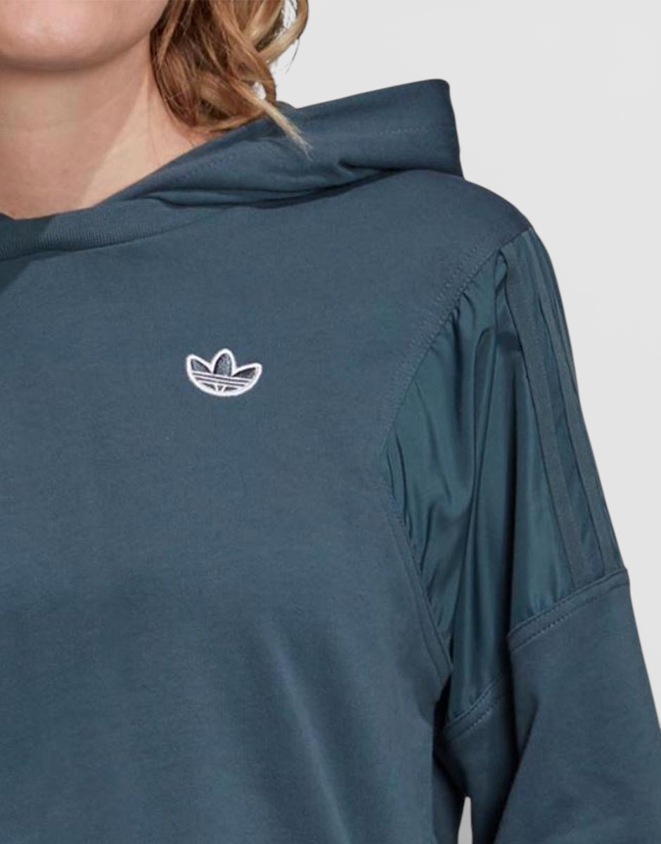 ADIDAS Originals Solid Logo Hoodie Blue