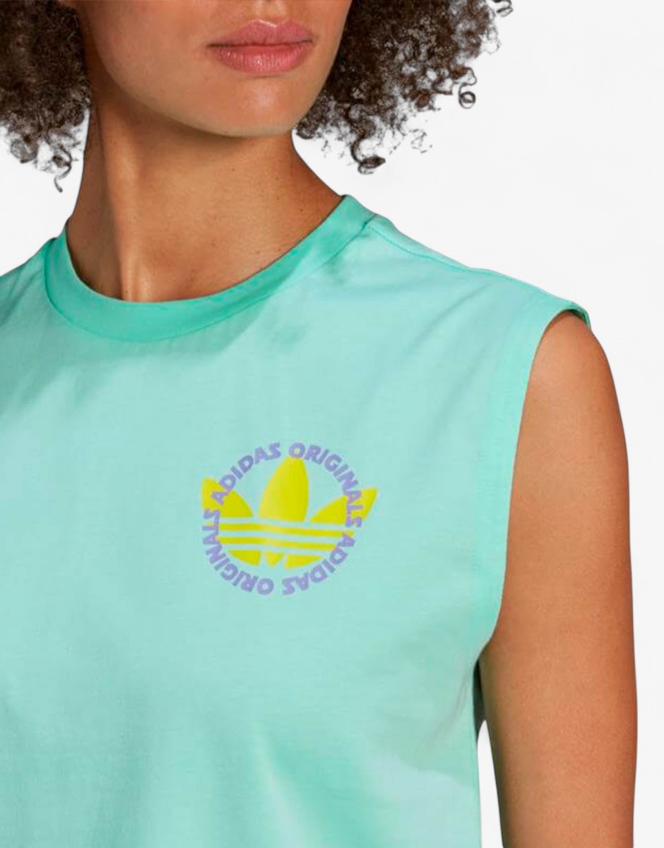ADIDAS Originals Summer Surf Crop Top Green