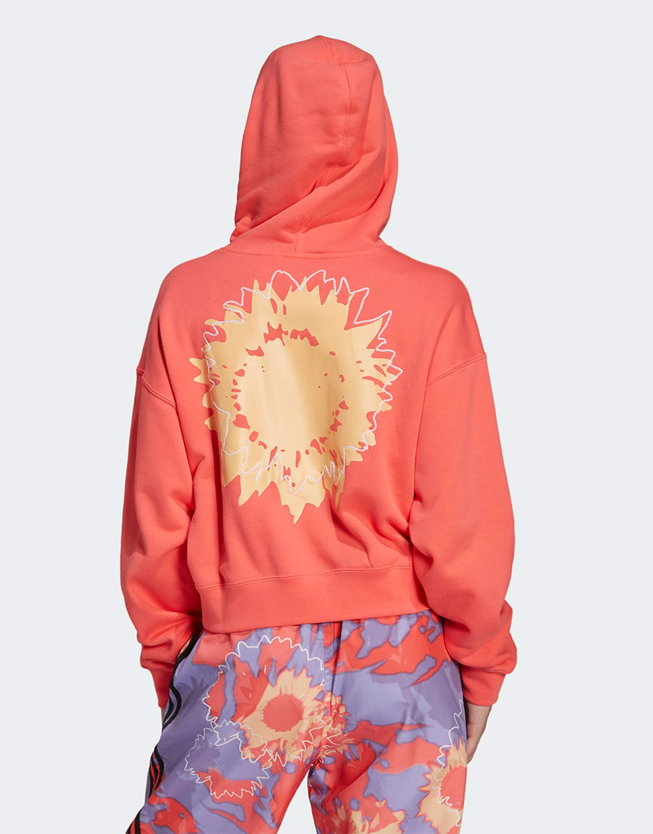 ADIDAS Originals Sunflower Graphic Hoodie Pink