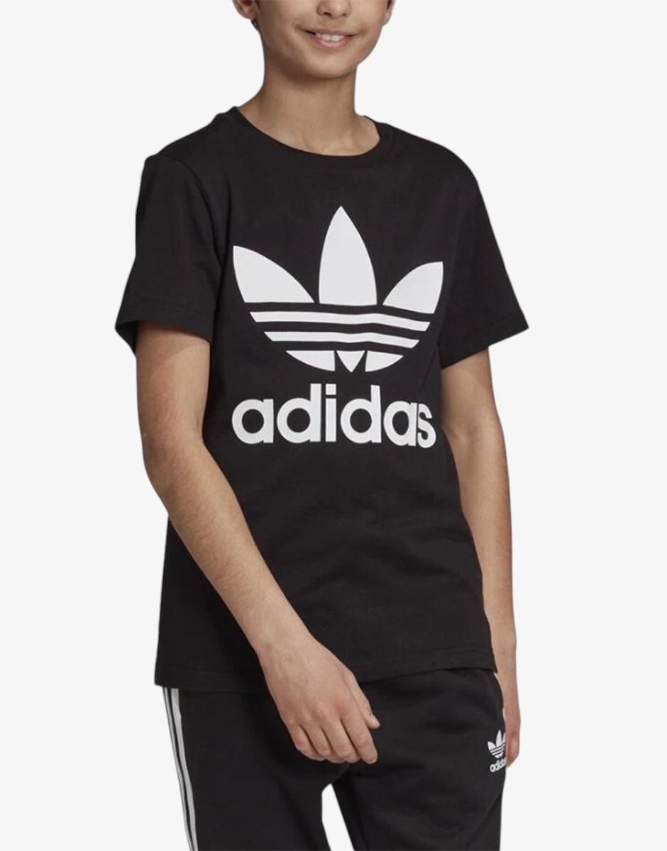 ADIDAS Originals Trefoil Kids Tee Black/White · DV2905-B · размер 134