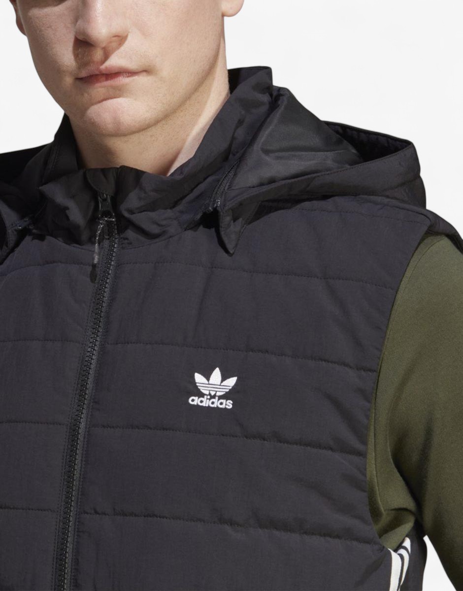 ADIDAS Performance Hooded Padded Vest Black