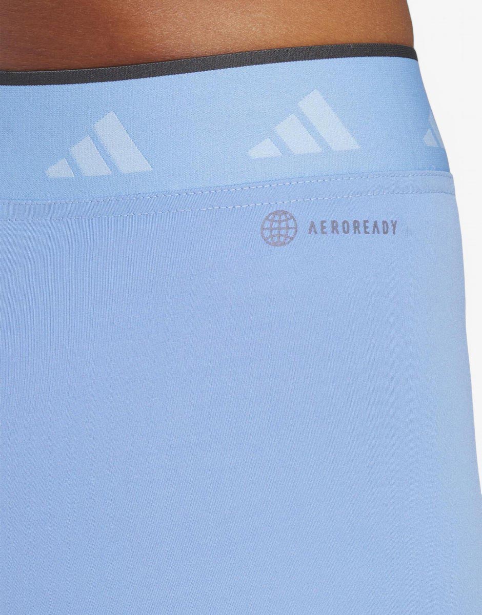 ADIDAS Performance Techfit V-Shaped Elastic 7/8 Leggings Blue