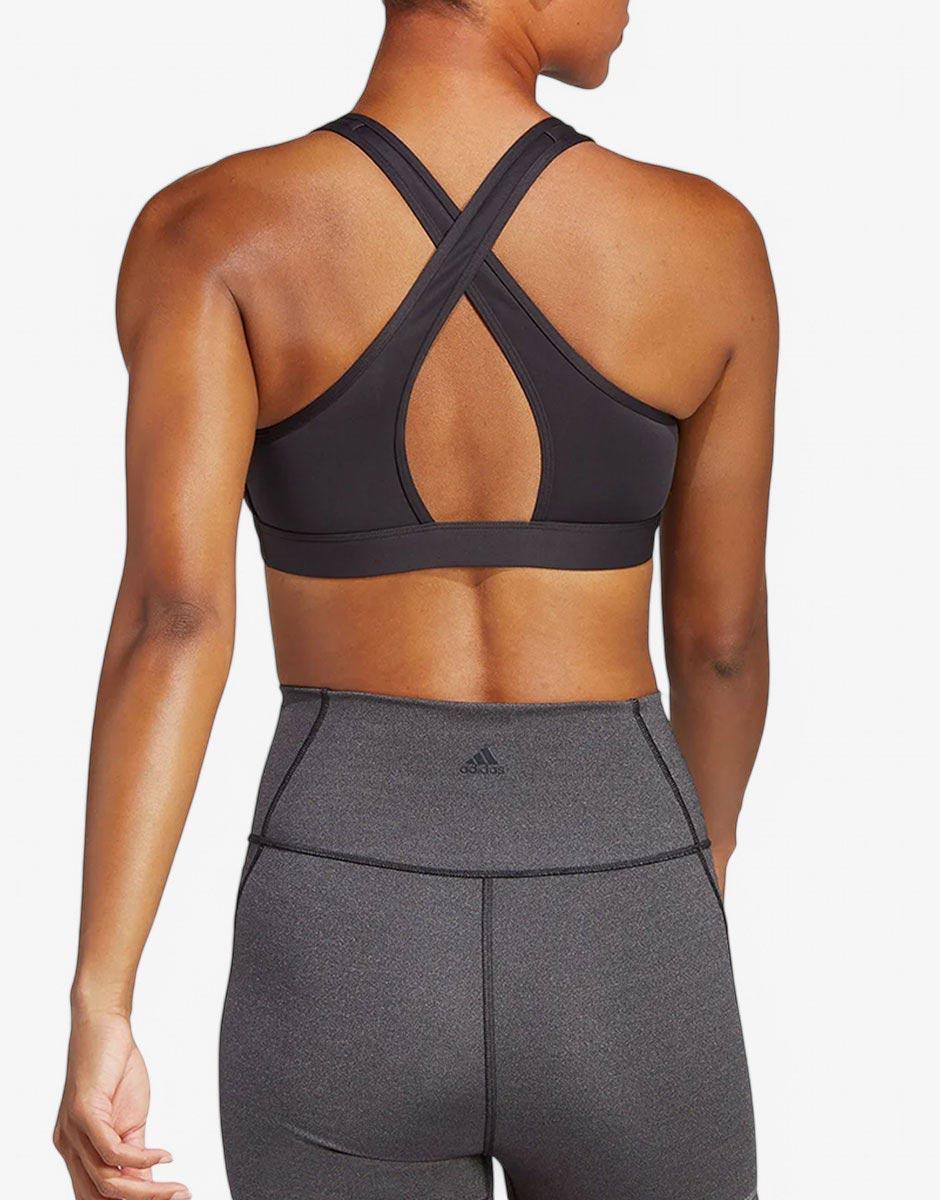 ADIDAS PowerReact Training Medium Support Bra Black