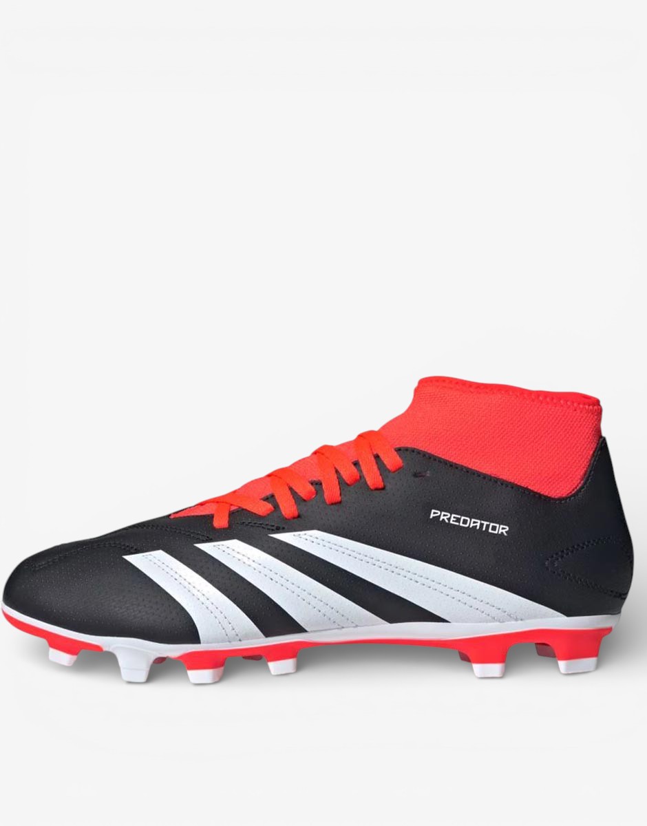 ADIDAS Predator Club Sock Flexible Ground Football Boots Black