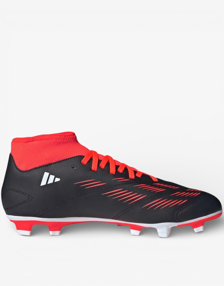 ADIDAS Predator Club Sock Flexible Ground Football Boots Black