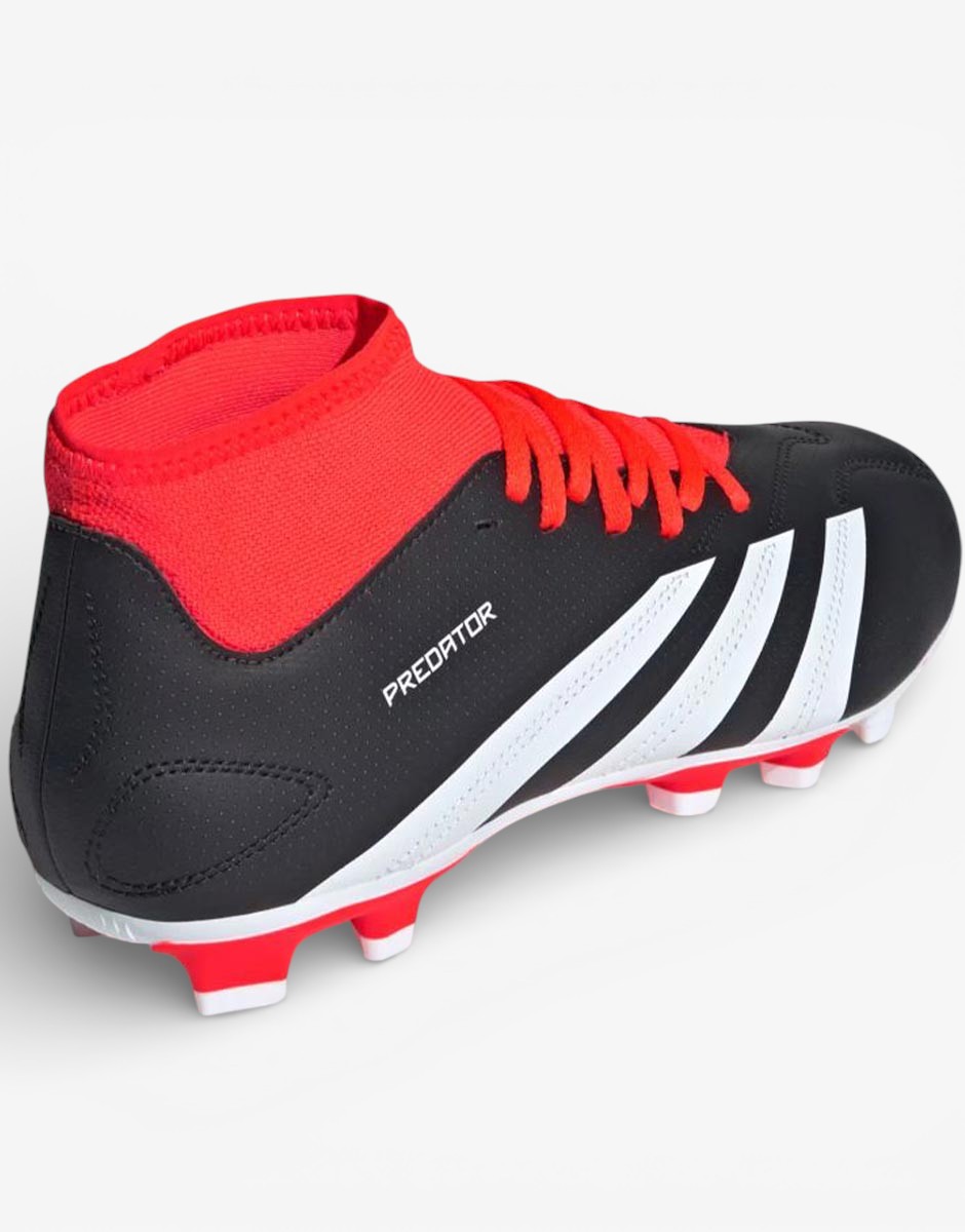 ADIDAS Predator Club Sock Flexible Ground Football Boots Black