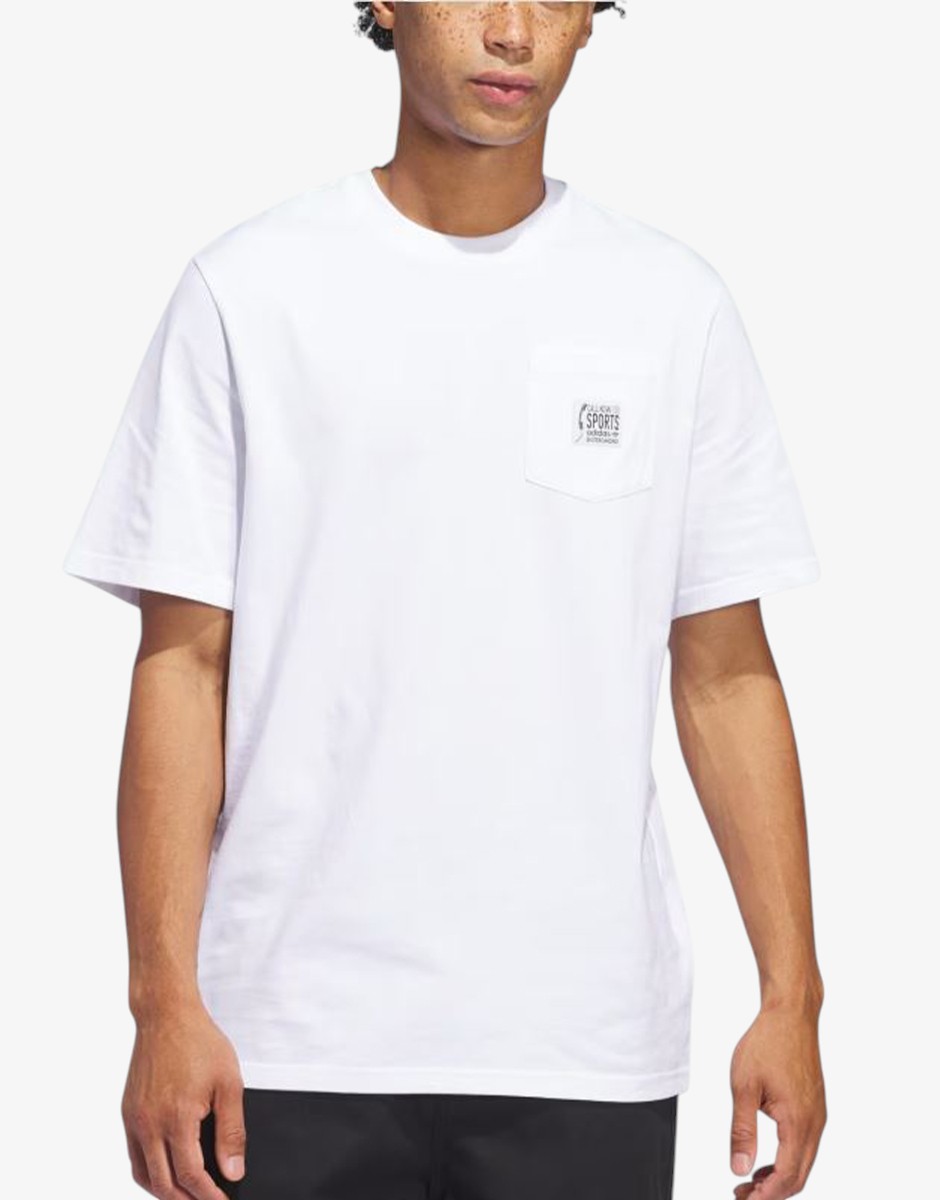 ADIDAS Remera Call Now For Sports Tee White