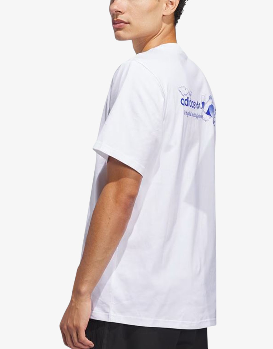 ADIDAS Remera Dog Plane Tee White