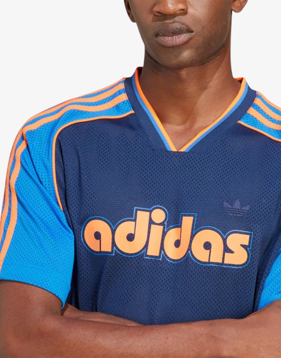 ADIDAS Short Sleeve Jersey Tee Blue