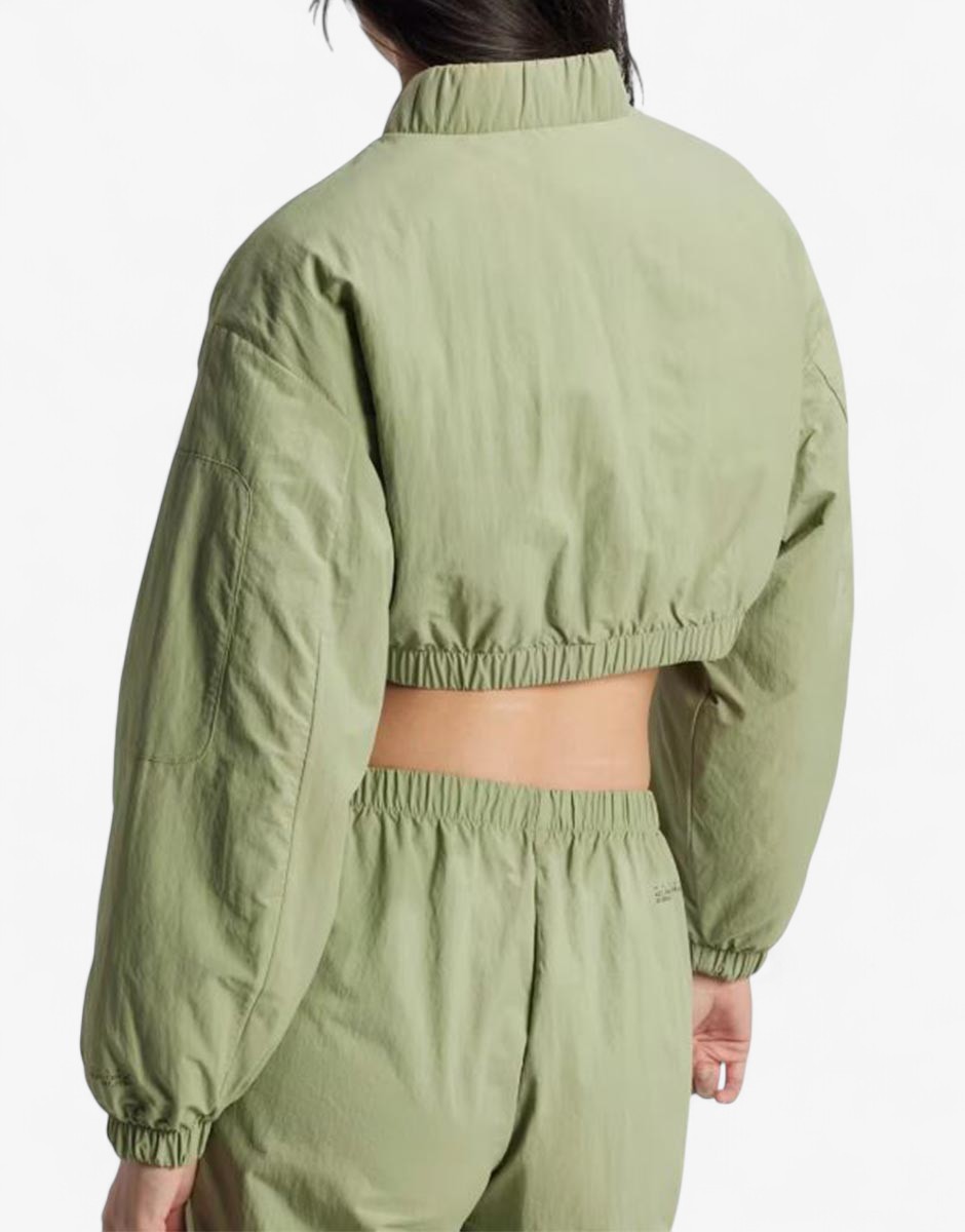 ADIDAS Sportswear City Escape Padded Bomber Jacket Green