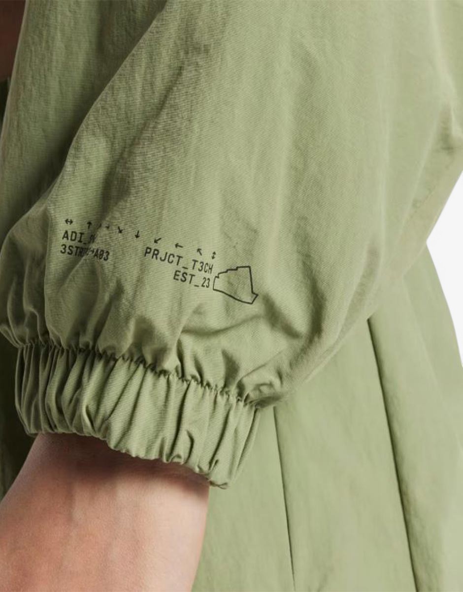 ADIDAS Sportswear City Escape Padded Bomber Jacket Green