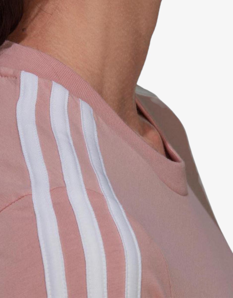ADIDAS Sportswear Essentials Slim 3-Stripes Tee Pink