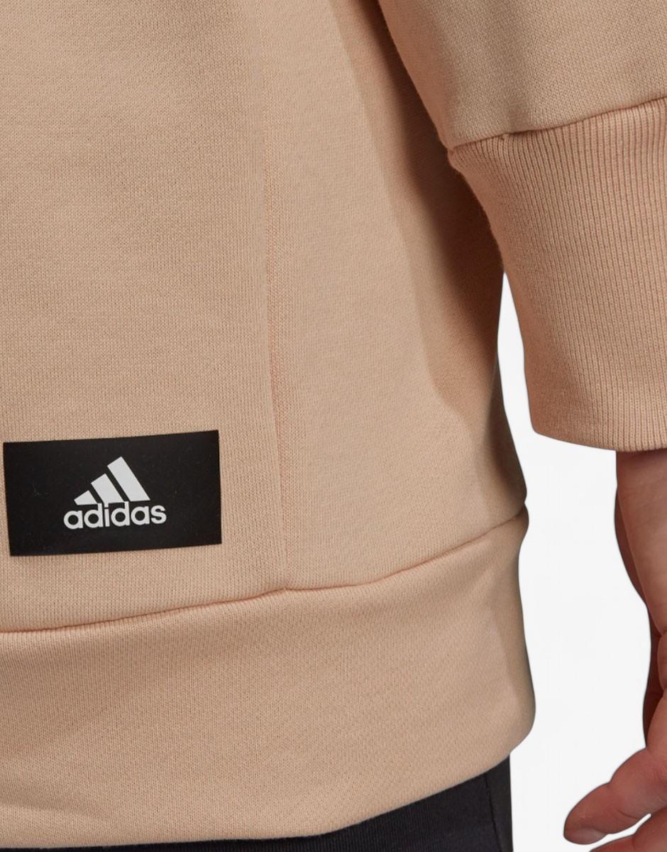 ADIDAS Sportswear Future Icons 3 Bar Crew Sweatshirt Beige