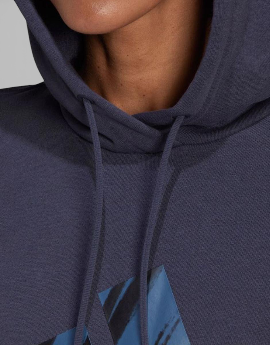 ADIDAS Sportswear Future Icons Feel Fierce Graphic Hoodie Navy