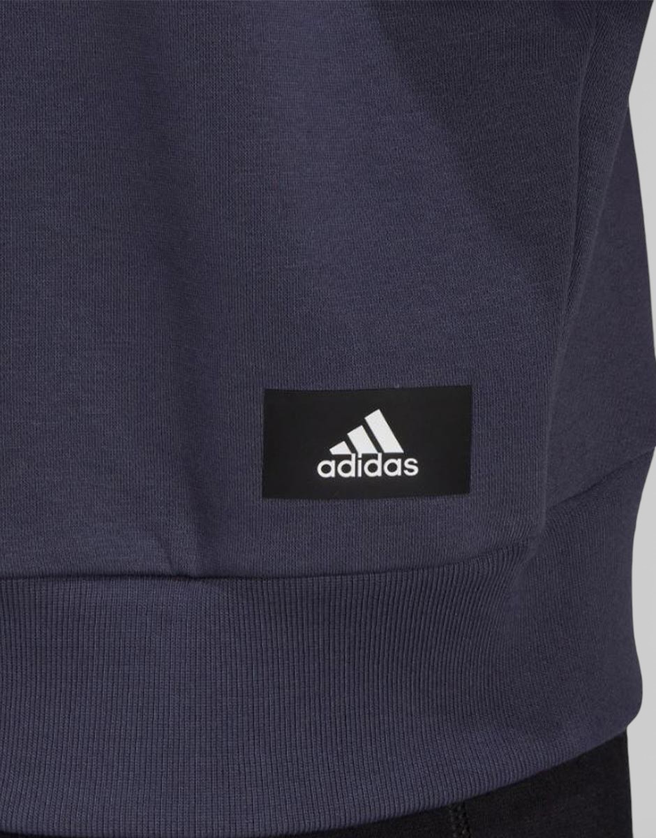 ADIDAS Sportswear Future Icons Feel Fierce Graphic Hoodie Navy