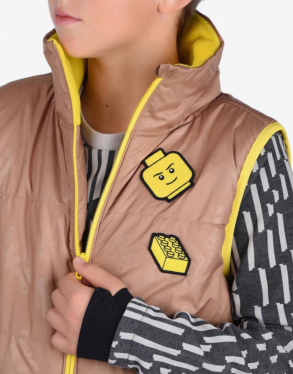ADIDAS x Lego Baumhaus Vest Brown/Yellow