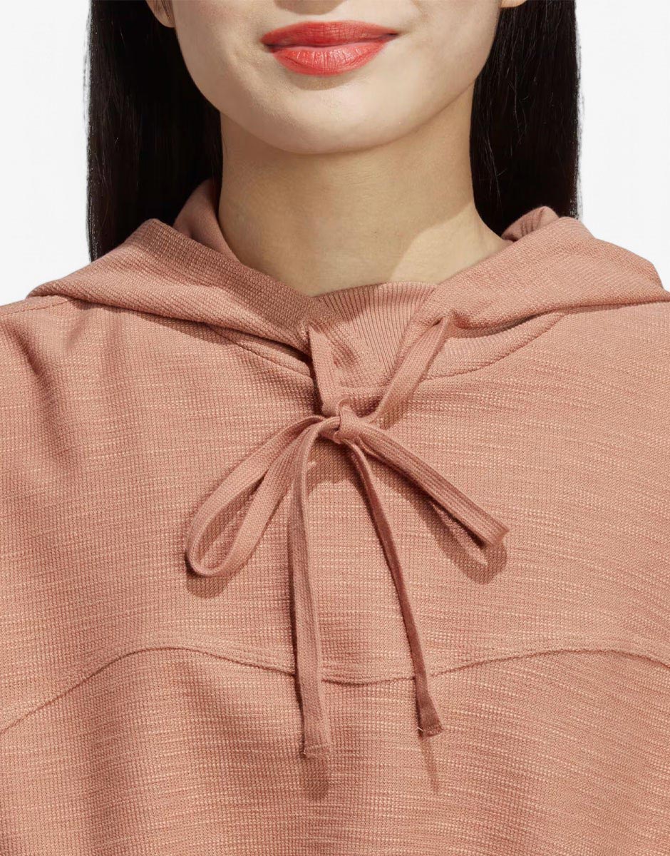 ADIDAS Sportswear Lounge Terry Loop Hoodie Brown