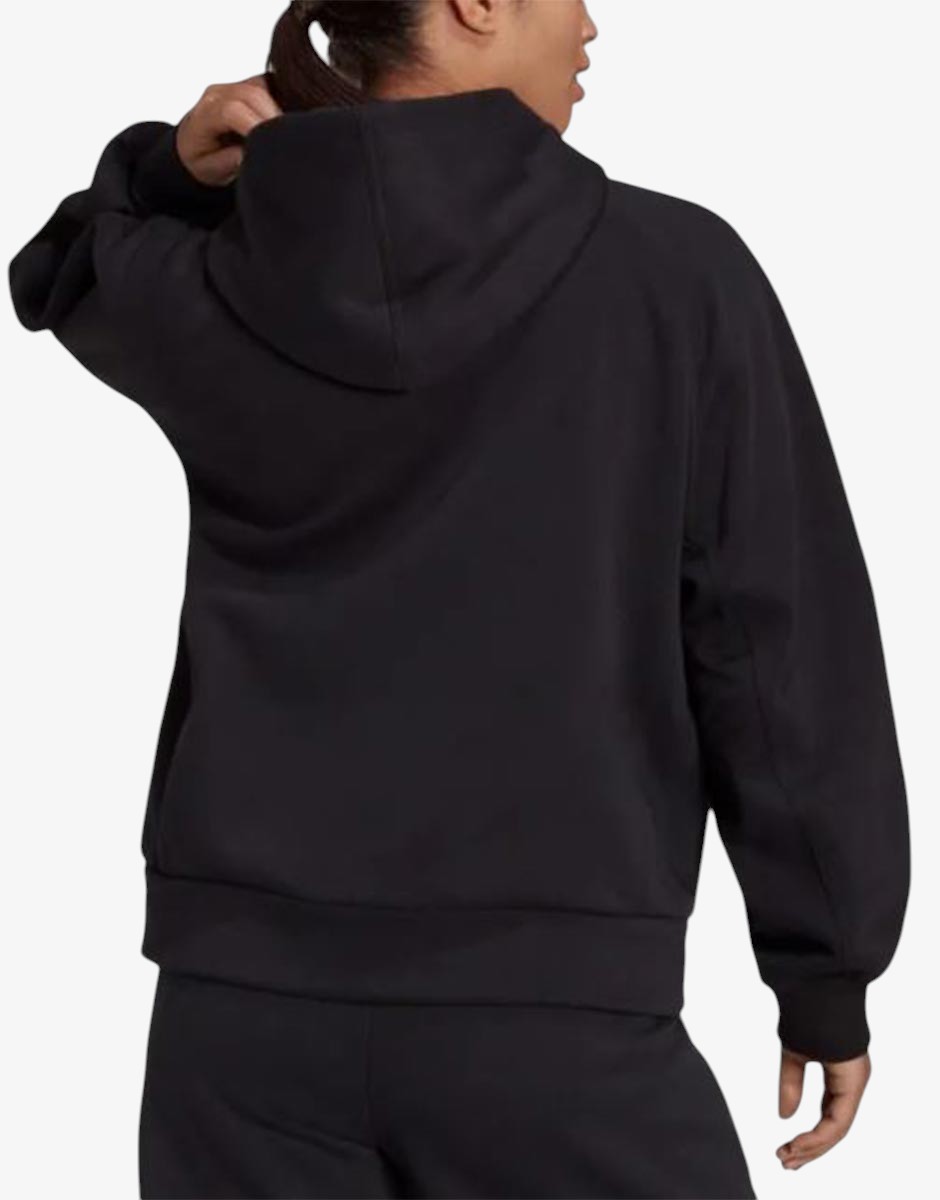 ADIDAS Sportswear Studio Lounge Fleece Full-Zip Hoodie Black