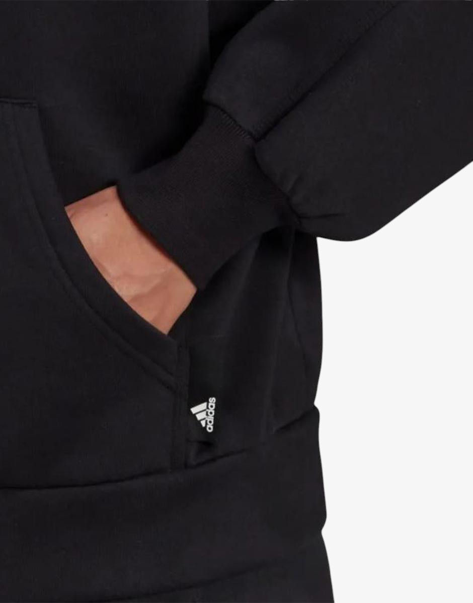 ADIDAS Sportswear Studio Lounge Fleece Full-Zip Hoodie Black