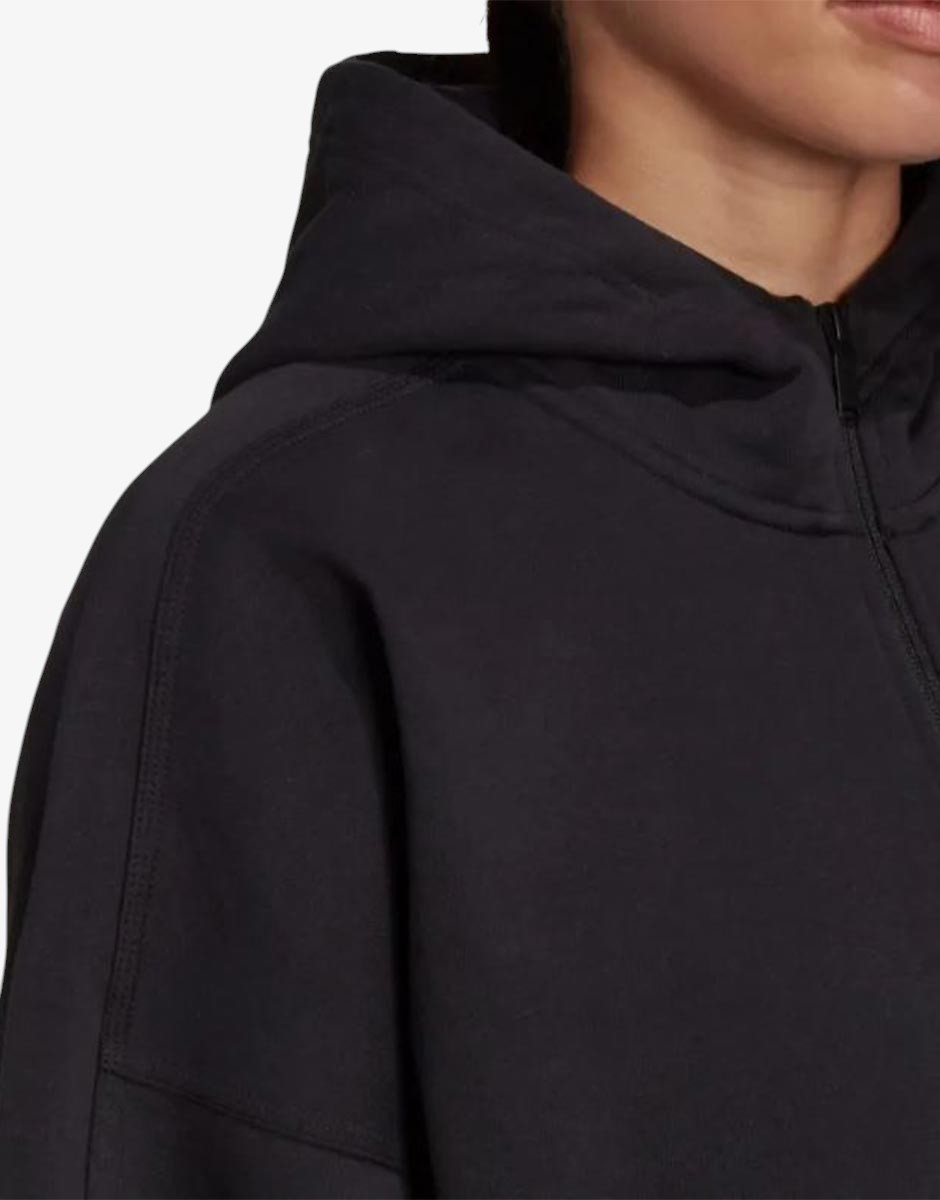 ADIDAS Sportswear Studio Lounge Fleece Full-Zip Hoodie Black