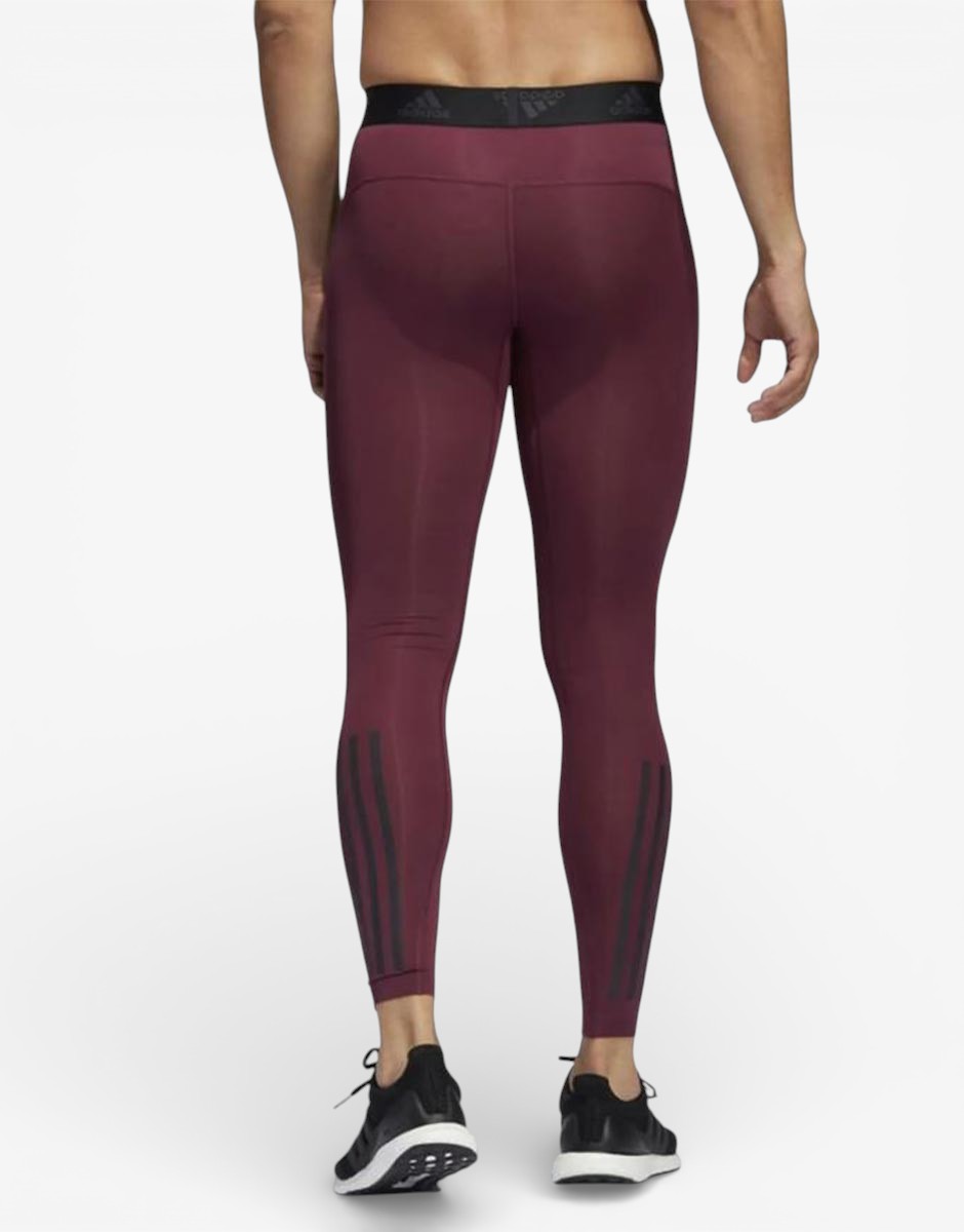 ADIDAS Techfit 3-Stripes leggings Burgundy