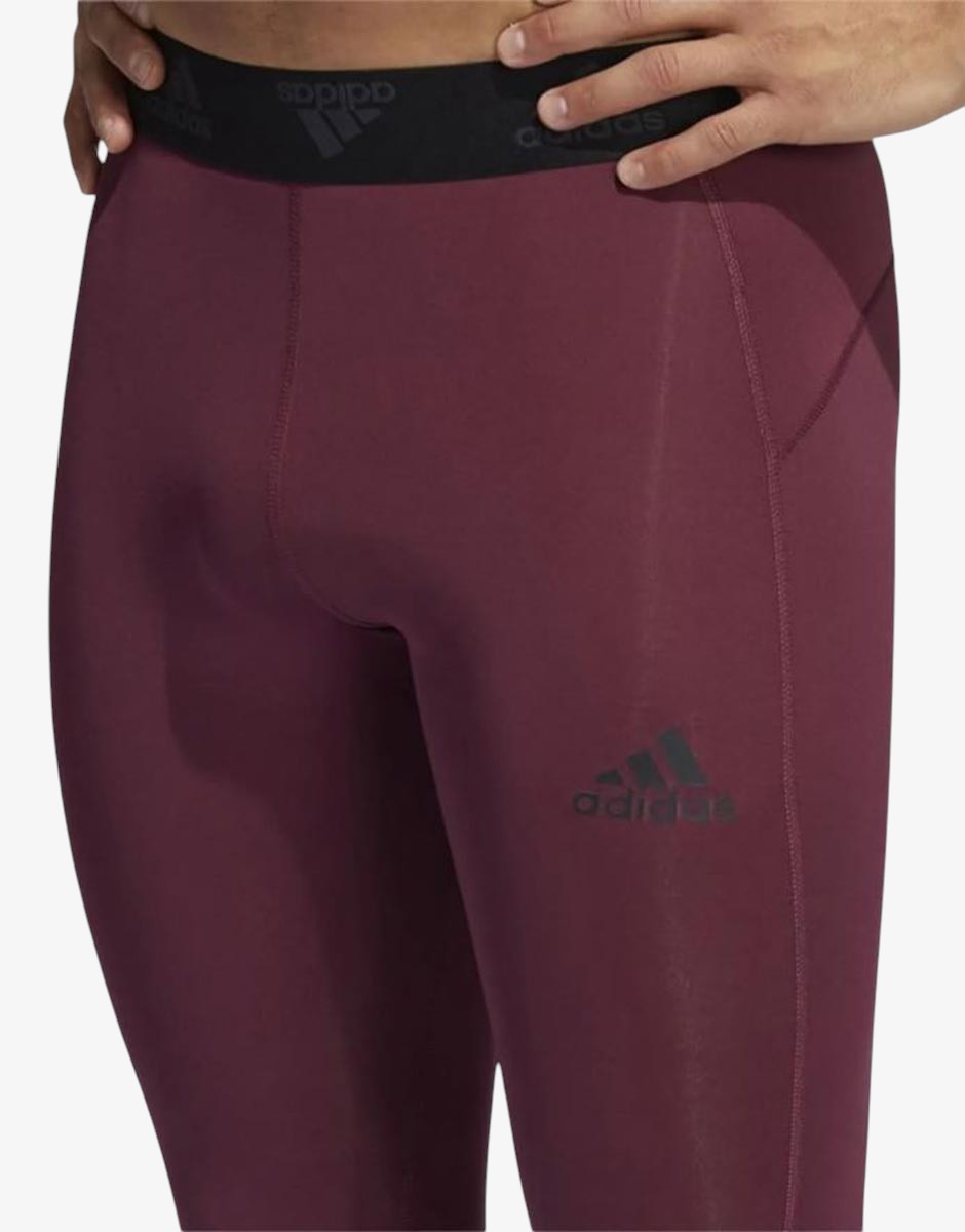 ADIDAS Techfit 3-Stripes leggings Burgundy
