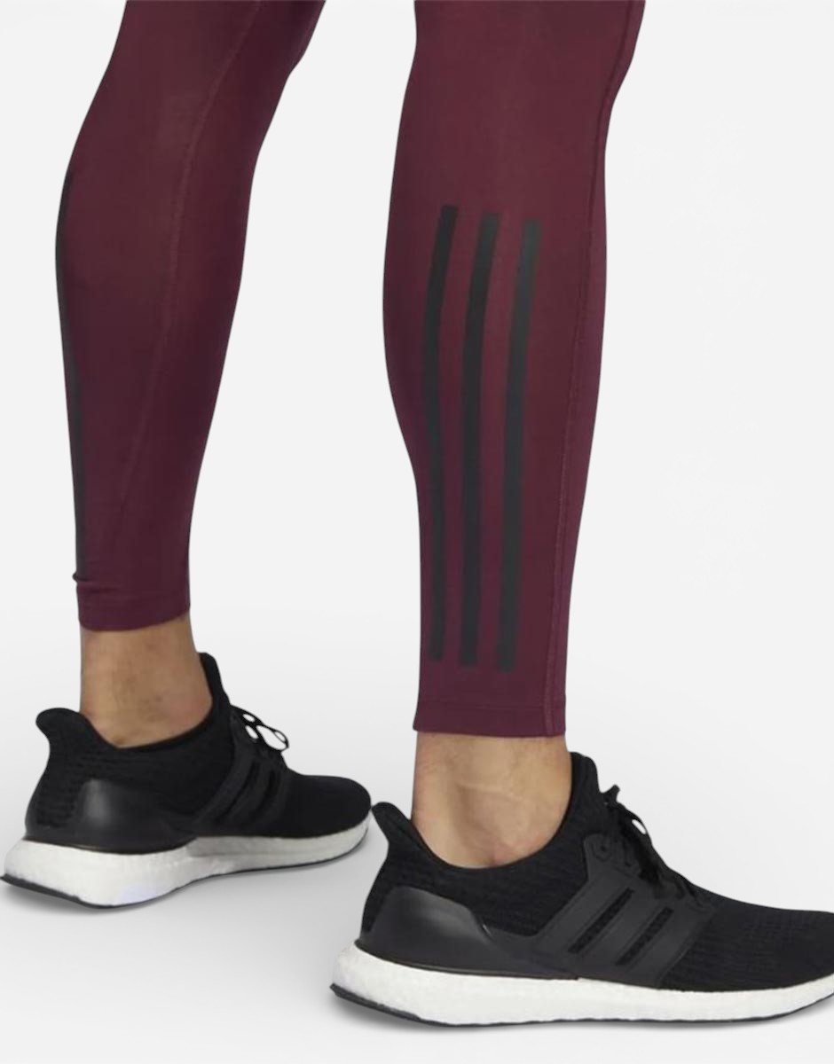 ADIDAS Techfit 3-Stripes leggings Burgundy