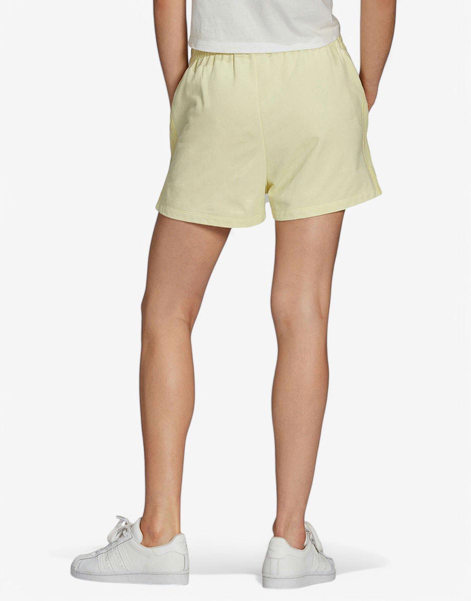 ADIDAS Tennis Luxe 3-Stripes Shorts Yellow