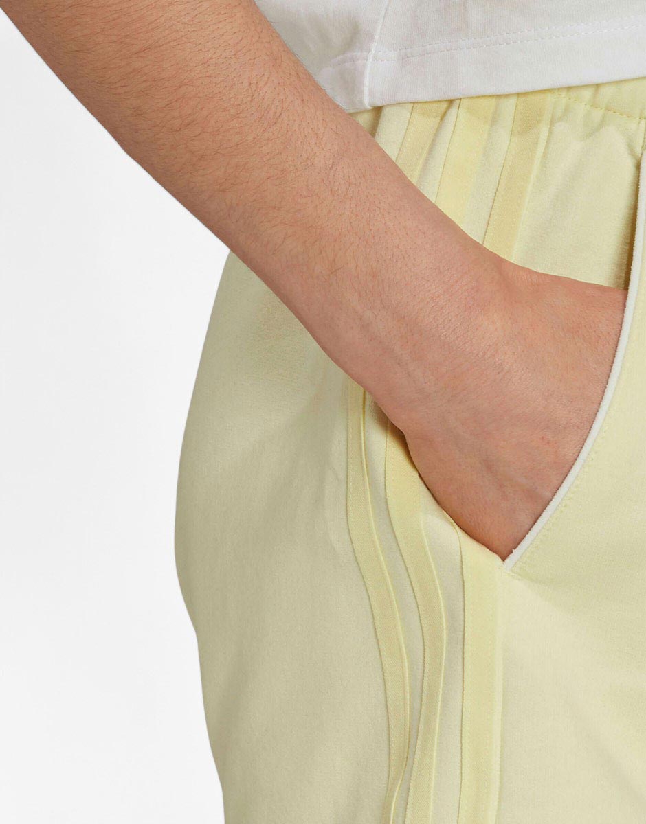 Adidas Tennis Luxe 3-Stripes Shorts Yellow