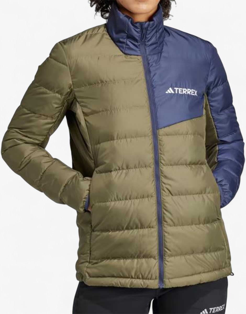 ADIDAS Terrex Multi Light Down Jacket Green/Navy