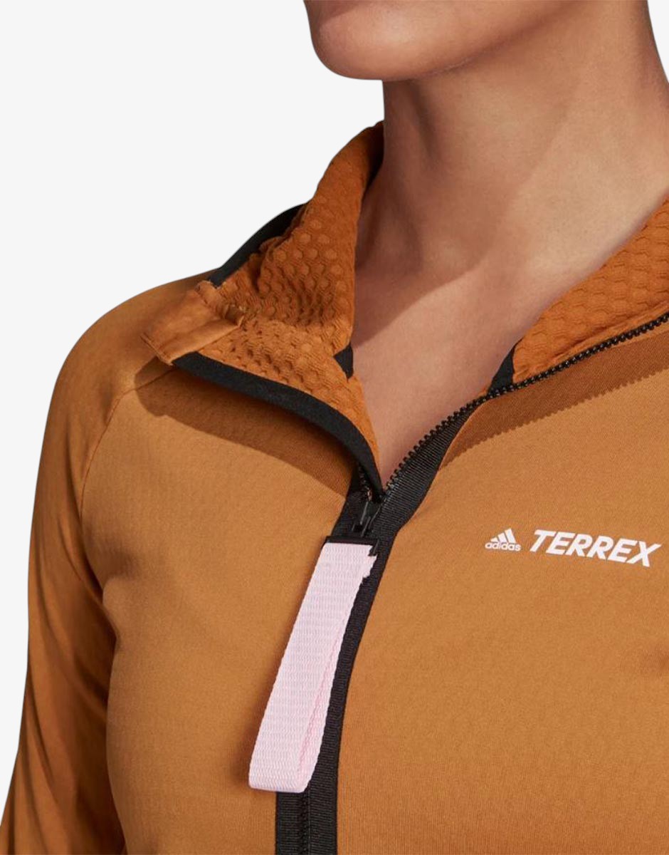 ADIDAS Terrex Tech Flooce Light Hiking Jacked Brown