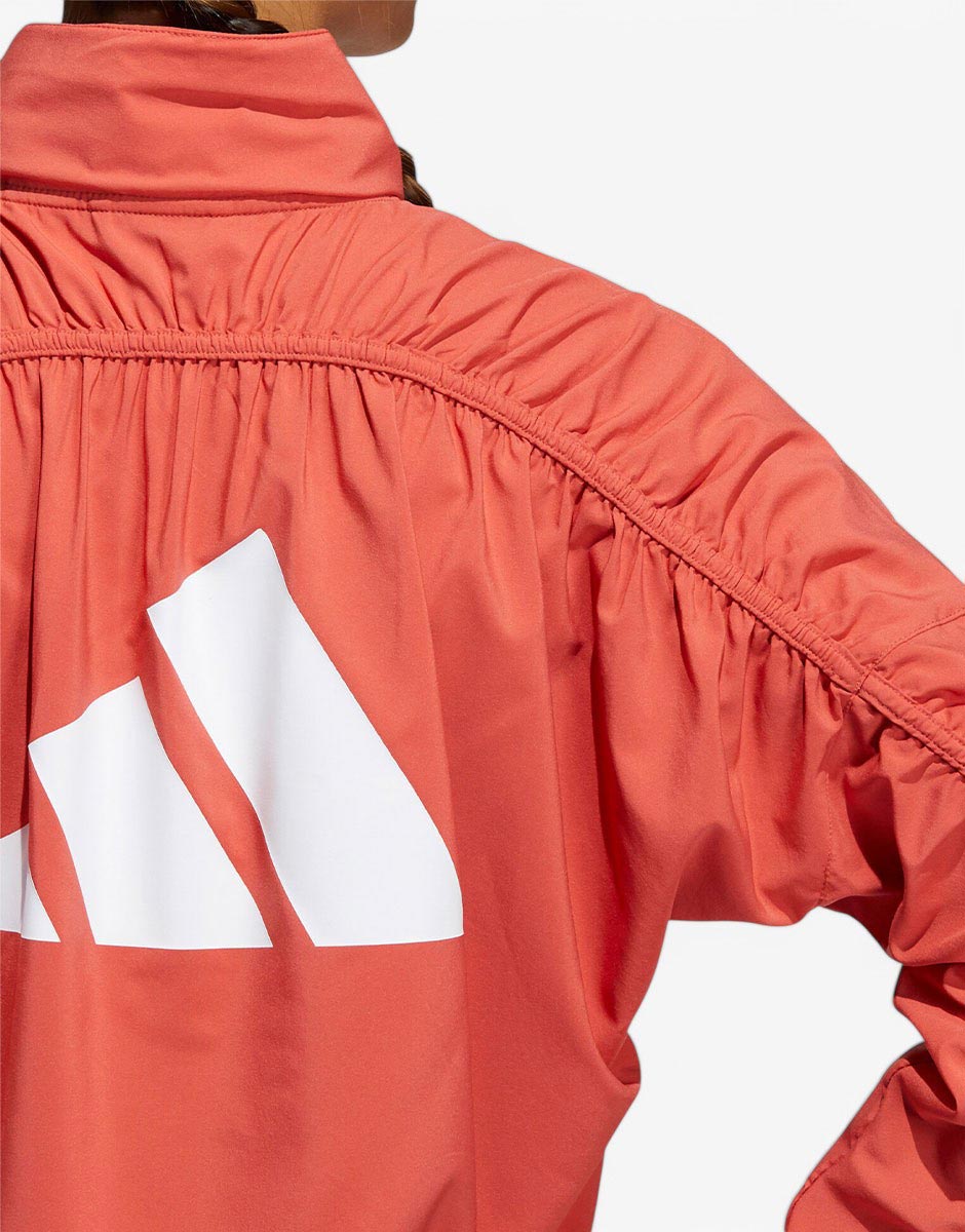ADIDAS Training 3 Bar Logo Warm-Up Sports Jacket Red