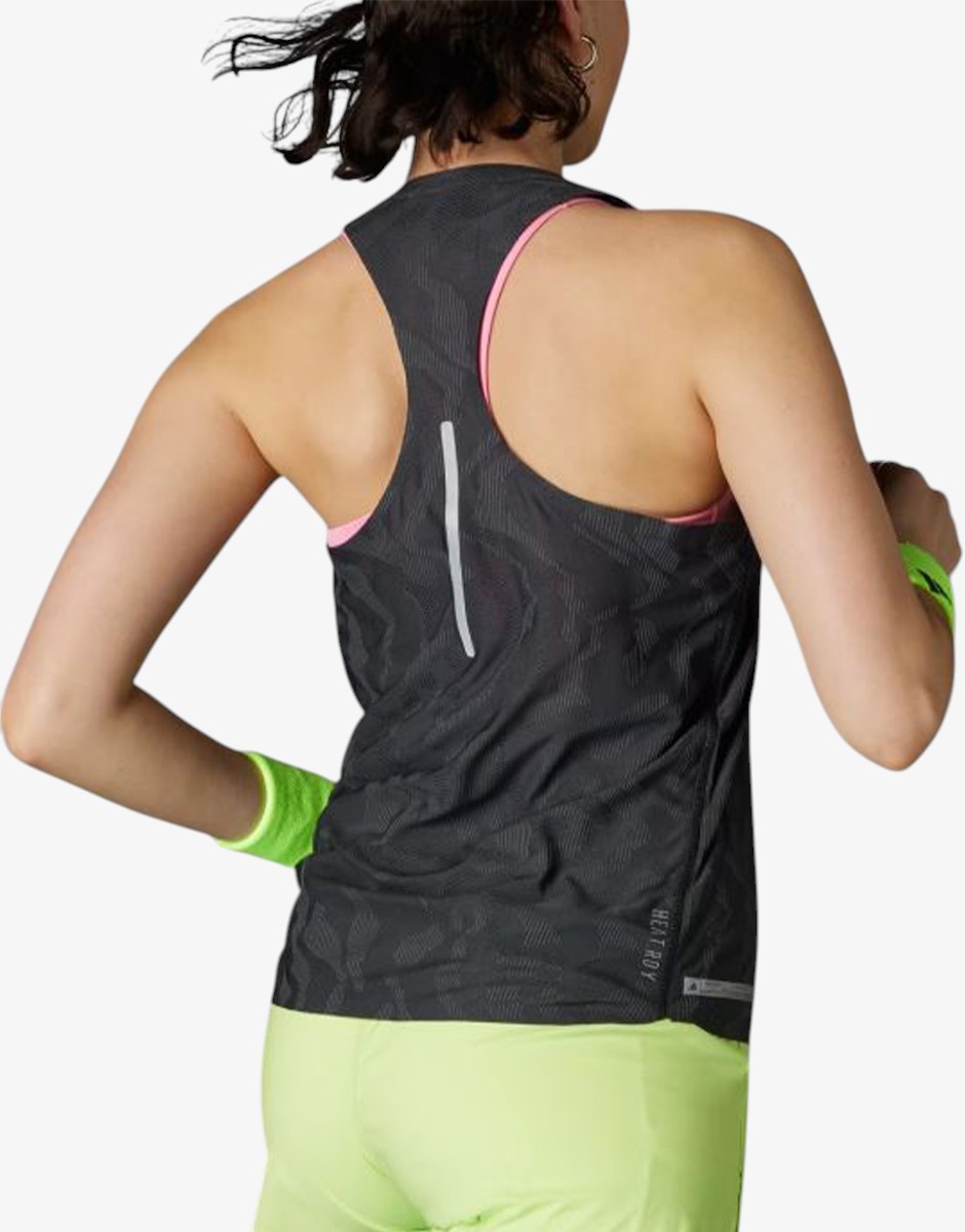 ADIDAS Ultimate HEAT.RDY Engineered Running Tank Top Black