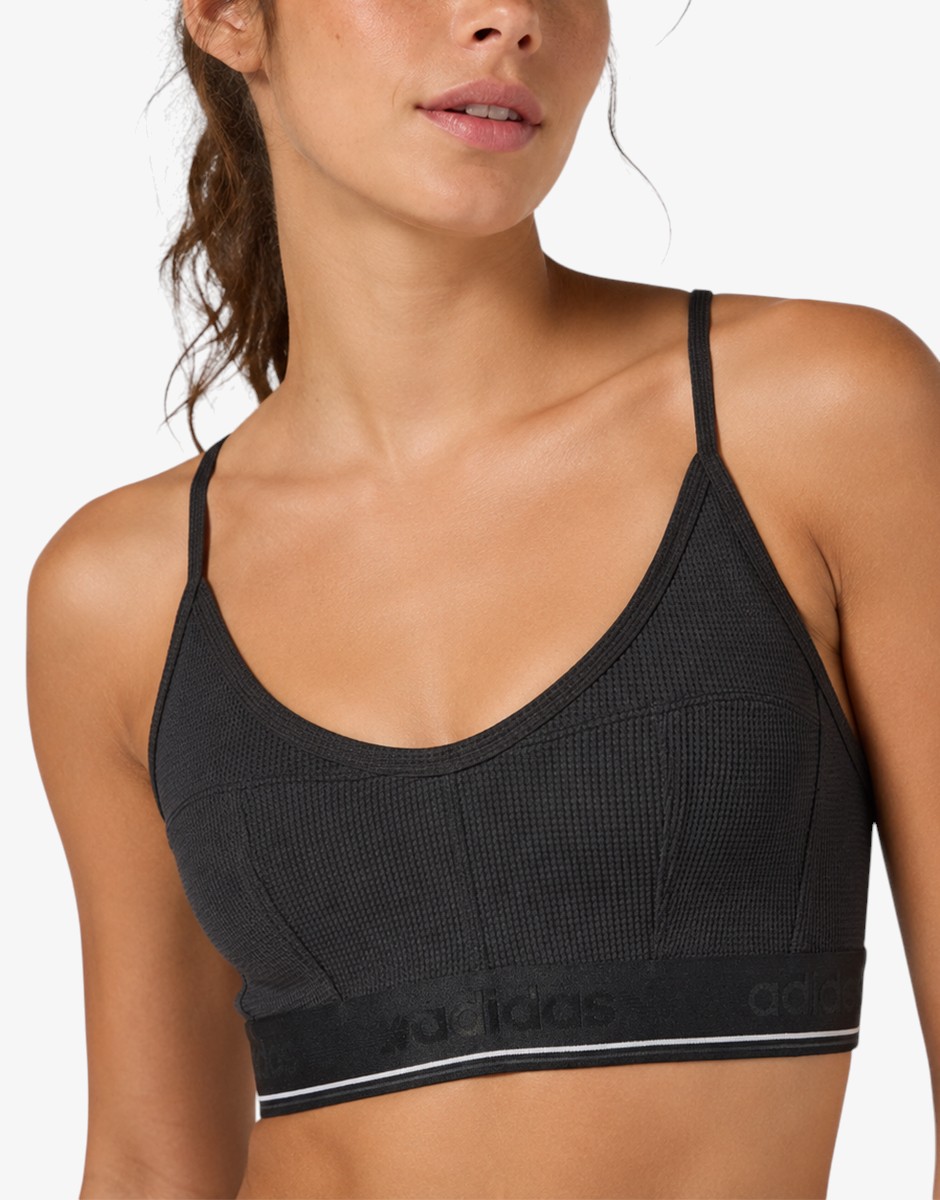 ADIDAS Waffle Bra Top Black
