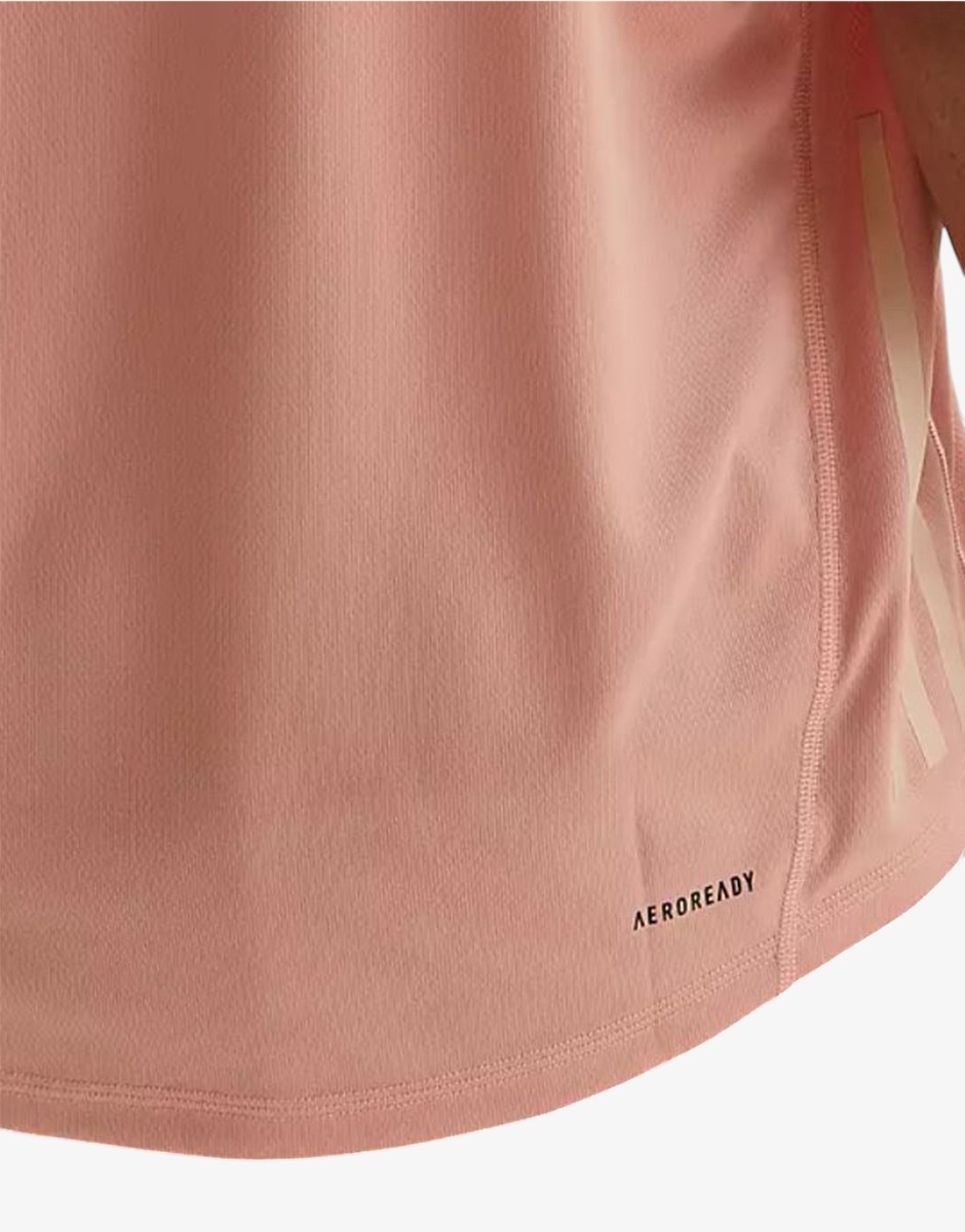 ADIDAS Yoga Sports Round Neck Short Sleeve Tee Pink