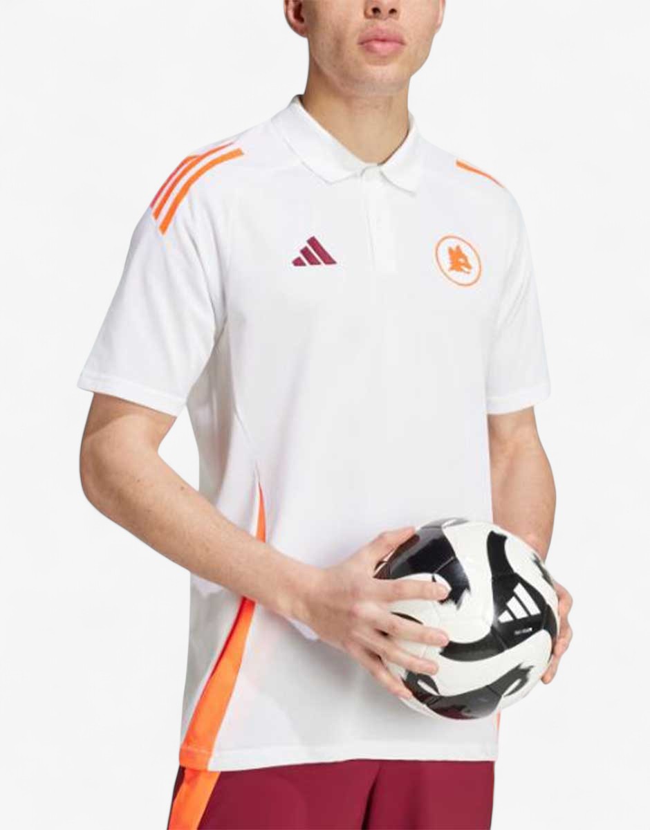 ADIDAS x As Roma Tiro 24 Competition Polo White