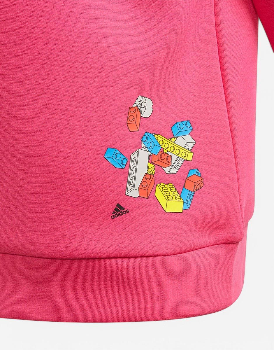 ADIDAS x Classic Lego Crew Sweatshirt Pink/Grey