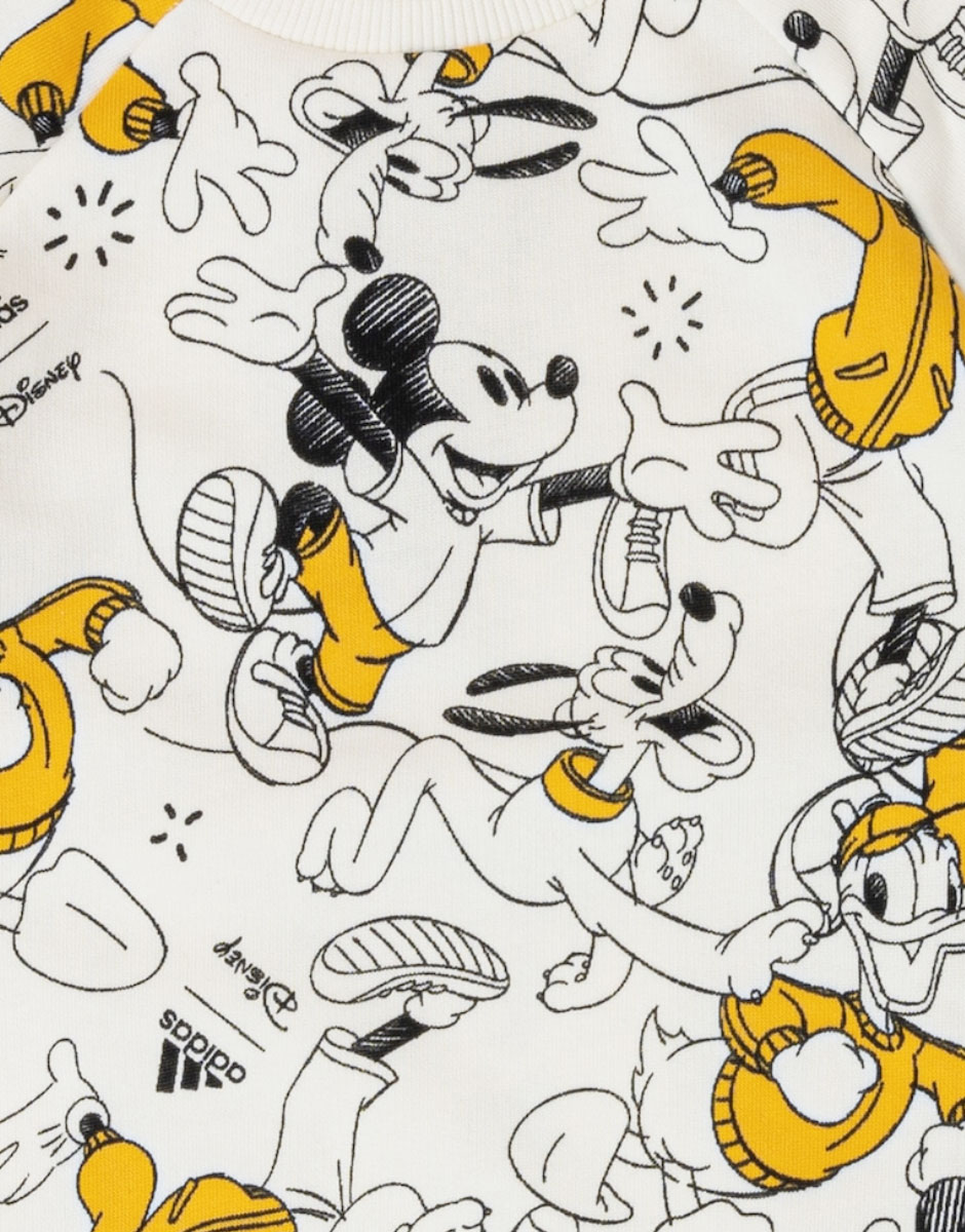 ADIDAS x Disney Mickey Mouse Sweatshirt Off White/Yellow