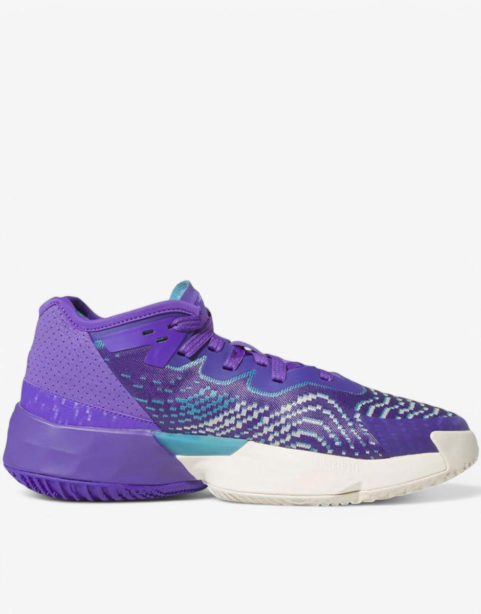 ADIDAS x Donovan Mitchell Issue 4 Basketball Shoes Purple