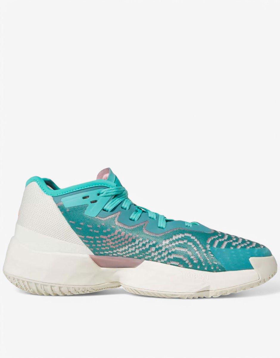 ADIDAS x Donovan Mitchell Issue 4 Basketball Shoes Turquoise
