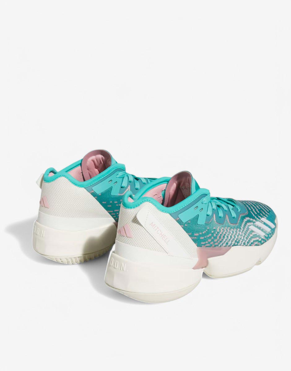 ADIDAS x Donovan Mitchell Issue 4 Basketball Shoes Turquoise