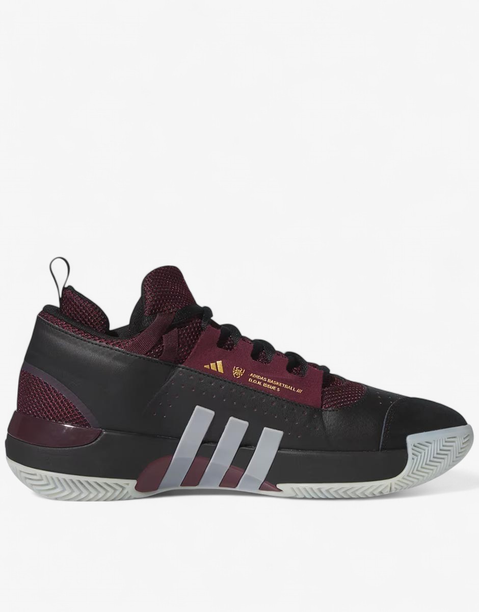 ADIDAS x Donovan Mitchell Issue 5 Basketball Shoes Burgundy/ Black