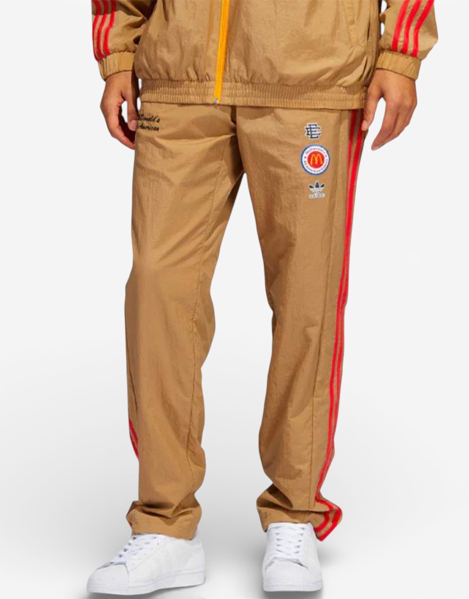 ADIDAS x Eric Eamnuel Crossover Stripe Basketball Pants
 Brown