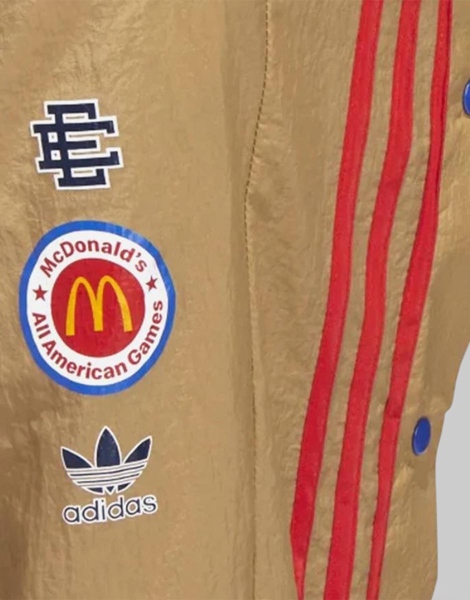 ADIDAS x Eric Eamnuel Crossover Stripe Basketball Pants
 Brown
