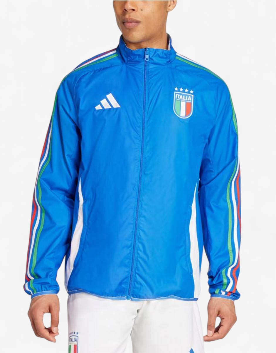 ADIDAS x Italy Anthem Football Jacket Blue/White