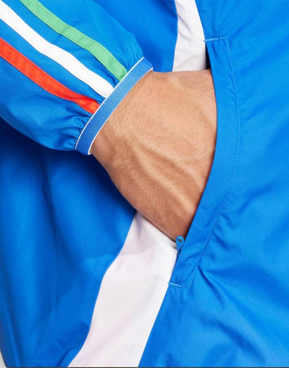 ADIDAS x Italy Anthem Football Jacket Blue/White