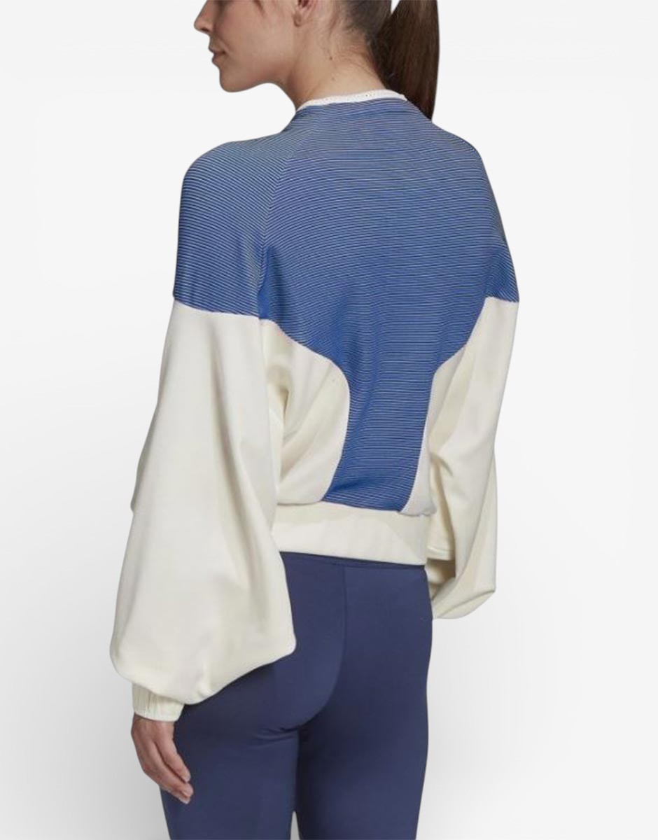 ADIDAS x Karlie Kloss Cover-Up Track Top Blue/White