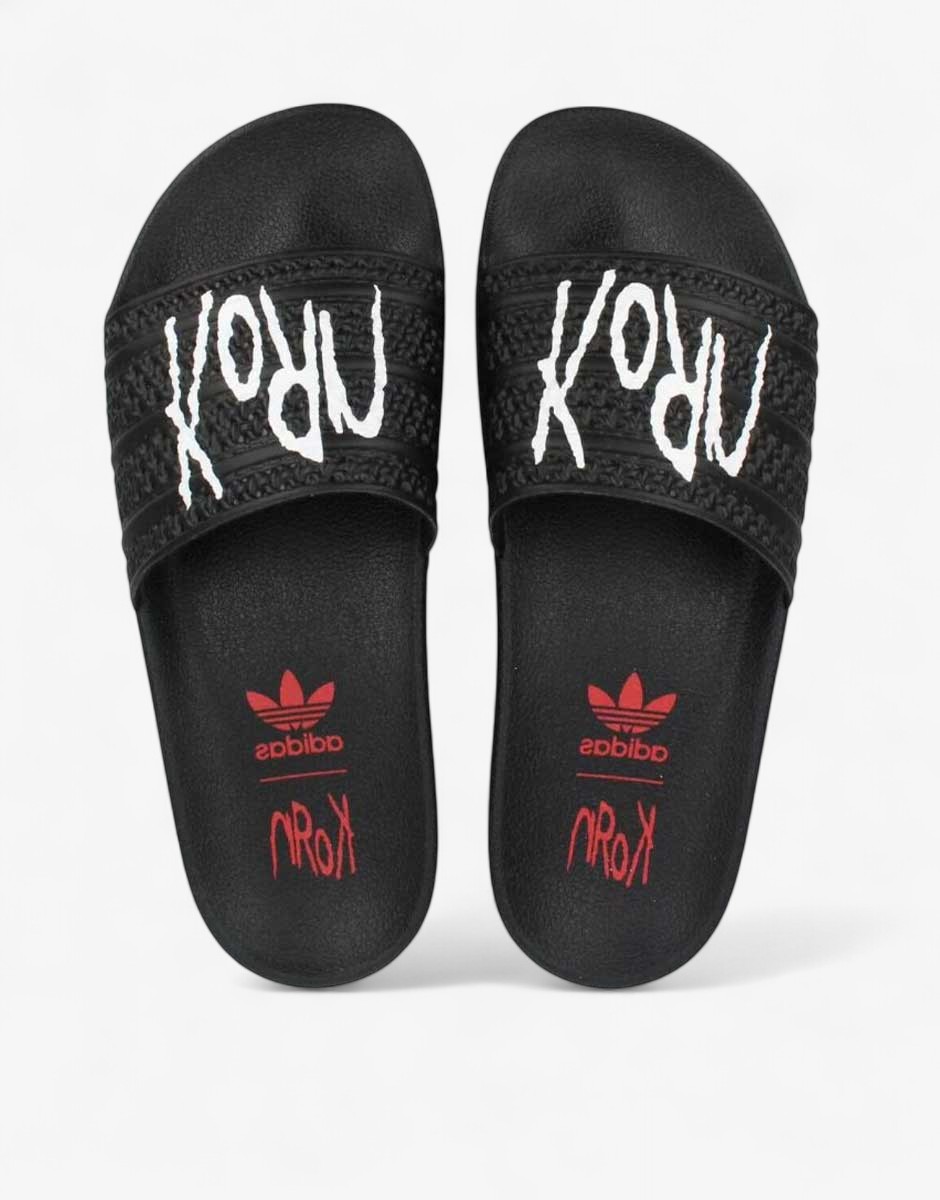Adidas x Korn Adilette Slides Black
