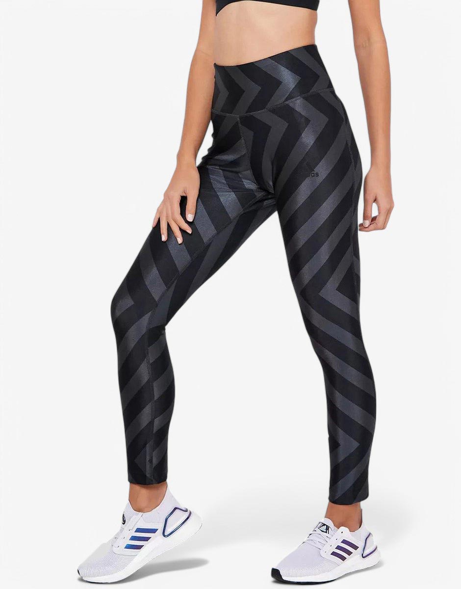 ADIDAS Allover Graphic Tights Black